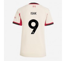 Liverpool Alexander Isak #9 Koszulka Wyjazdowa damskie 2025-26 Krótki Rękaw